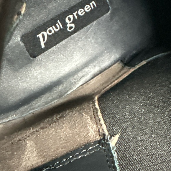 NWT Paul Green Jax Women Black Suede Chelsea Boots size 5.5 - Picture 5 of 7